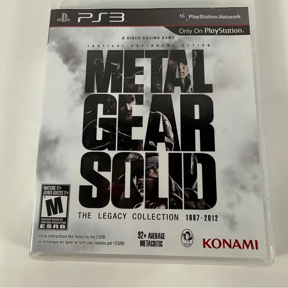 Nintendo PS3 Metal Gear Solid The Legacy Collection - White